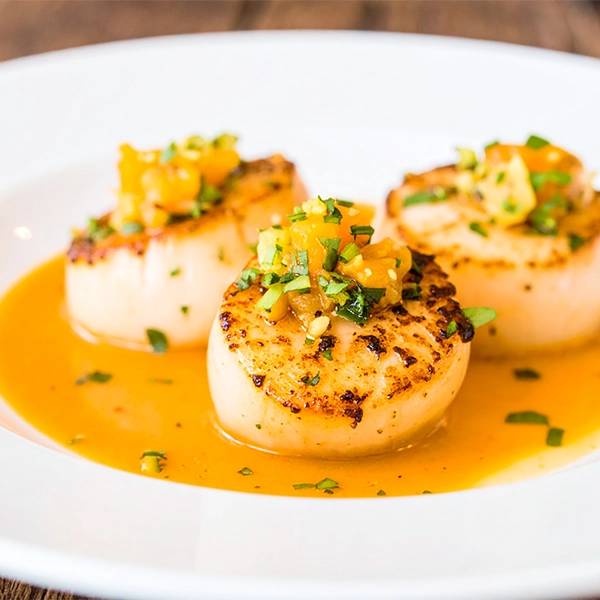 Scallops with Apricot Sauce